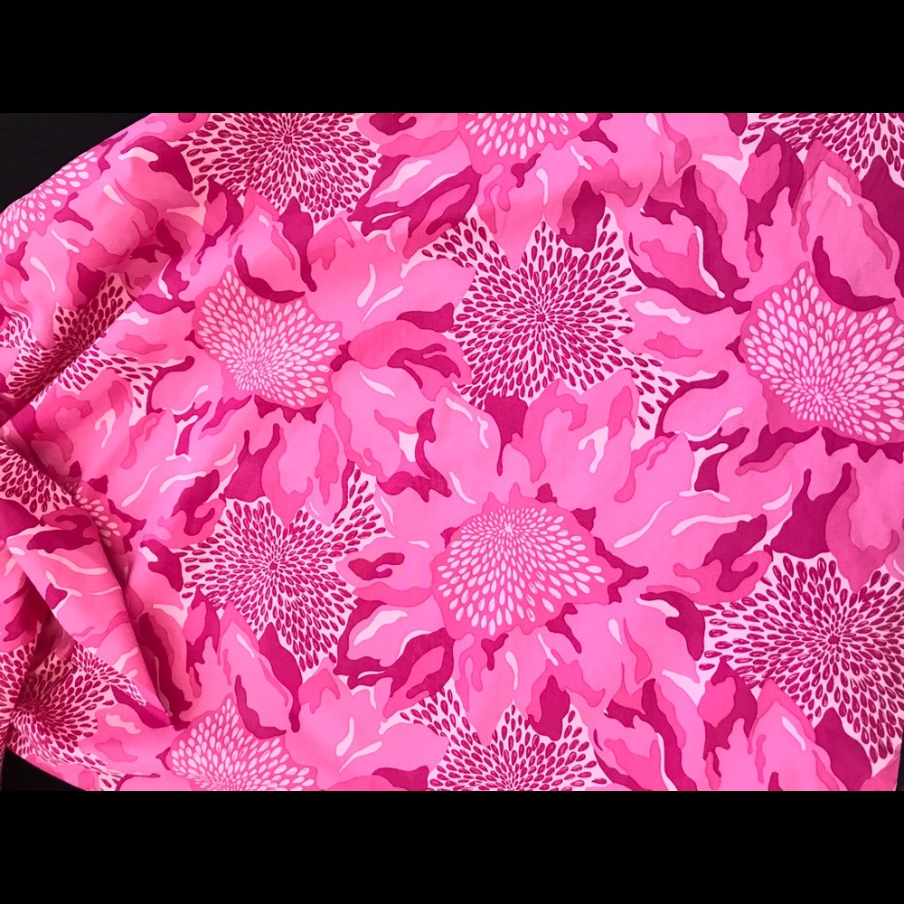 Lilly Pulitzer Strapless Pink Floral Sheath Dress - Picture 4 of 6